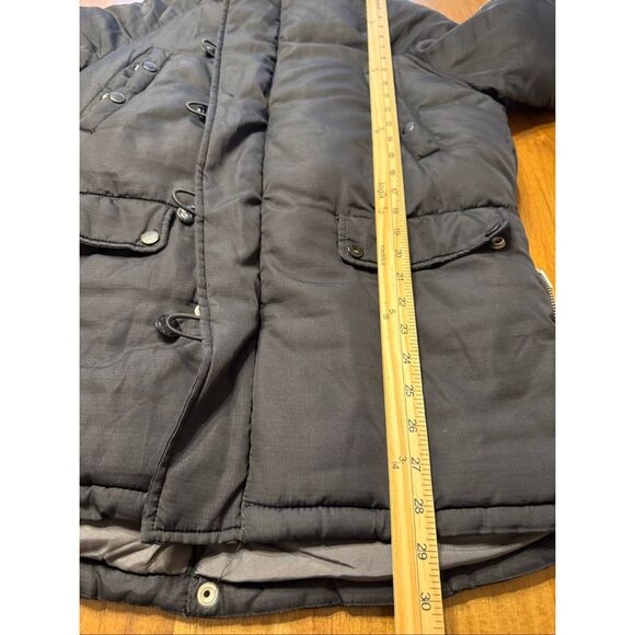 Alcott Company Men’s Explorer Parka Puffer Style Hooded Coat Black Size Small - Picture 13 of 13